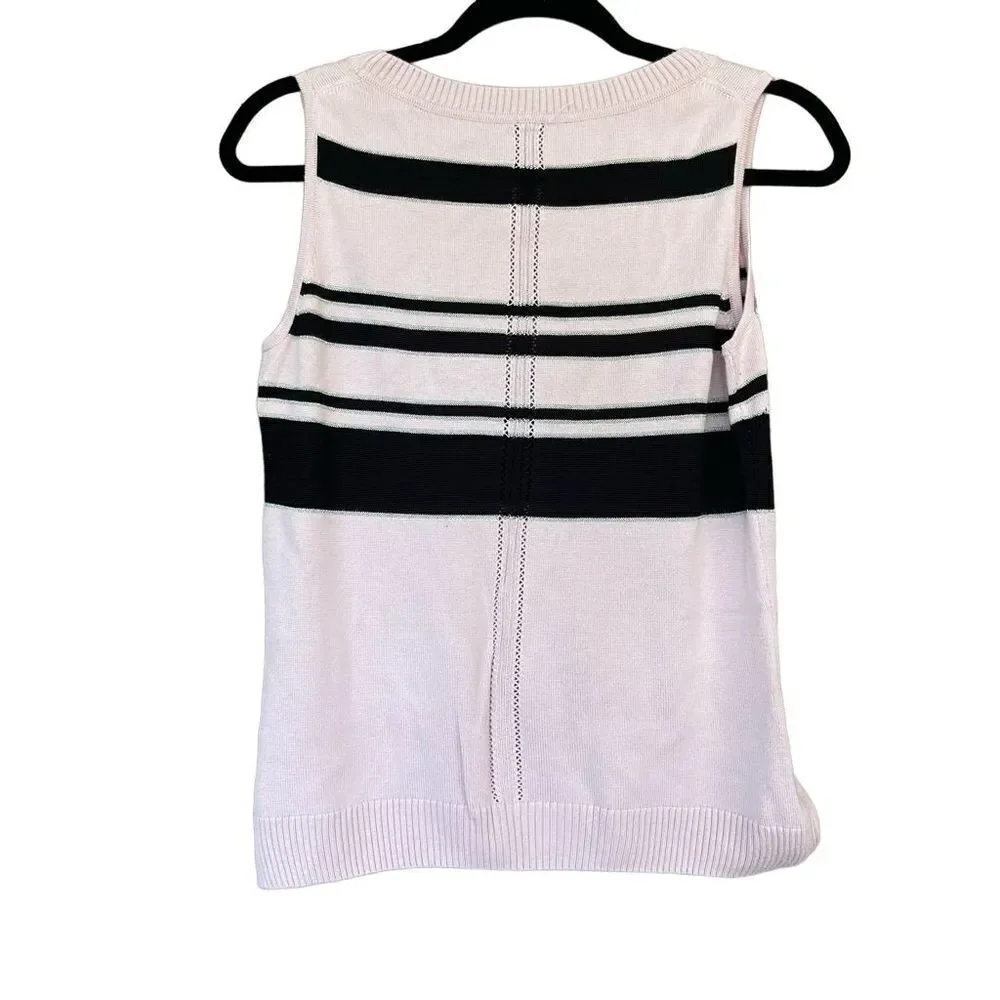St. John tank blouse and cardigan set